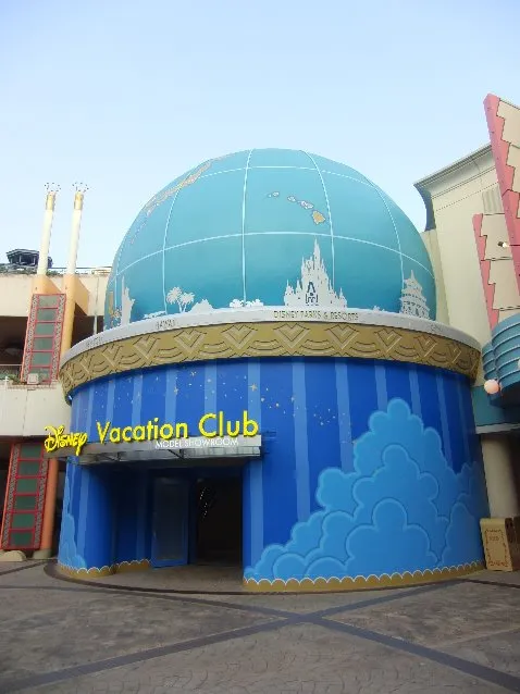 地球儀の外観（ディズニー・バケーション・クラブ）