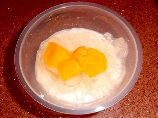 ピーチムース＆ゼリー（セバスチャンのカリプソキッチン）