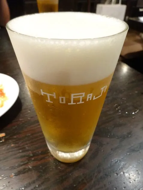 生ビール（焼肉トラジ）