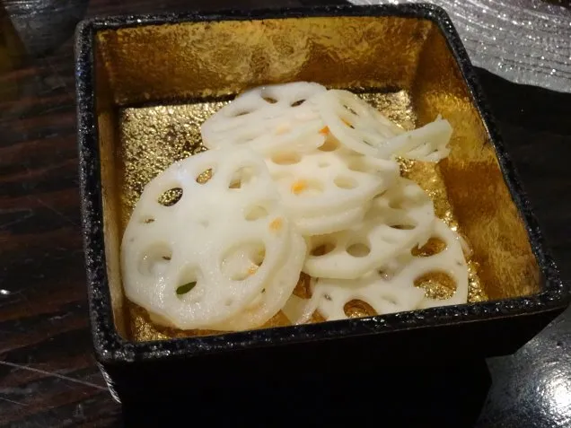 レンコンのキムチ（焼肉トラジ）