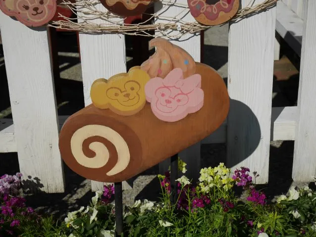 ロールケーキのダッフィーとシェリーメイ（Sweet Duffy）