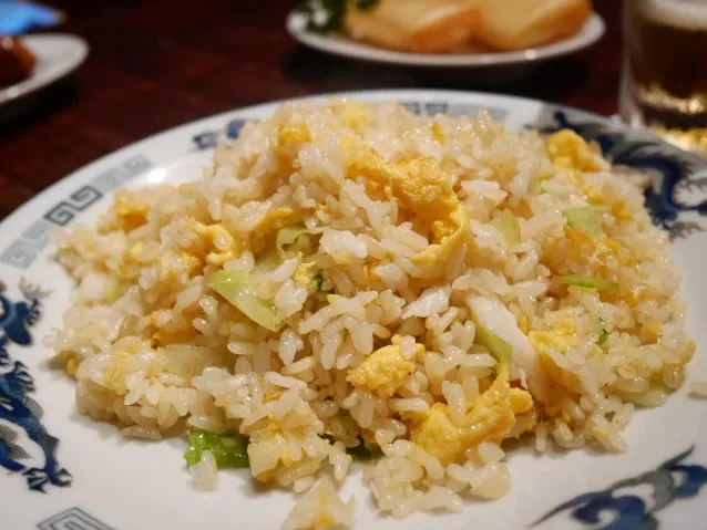 雪蟹生菜炒飯(ズワイ蟹とレタスの炒飯)(青龍門)