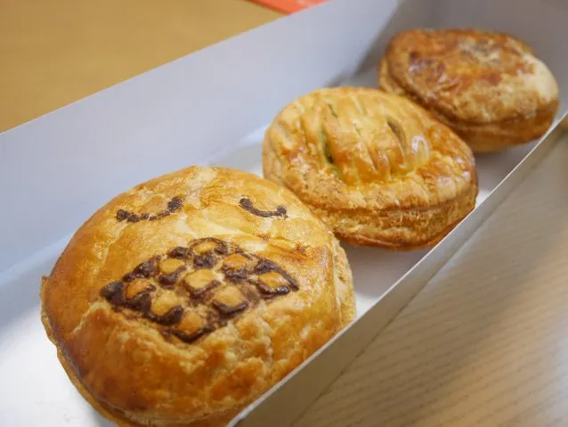 チョコ＆チョコレート、あんバター、りんご（Pie face）