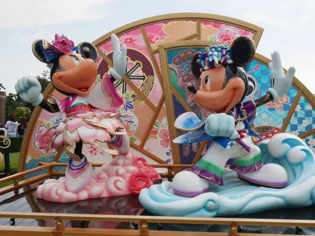 ミニーとミッキー（ディズニー夏祭り 2016）
