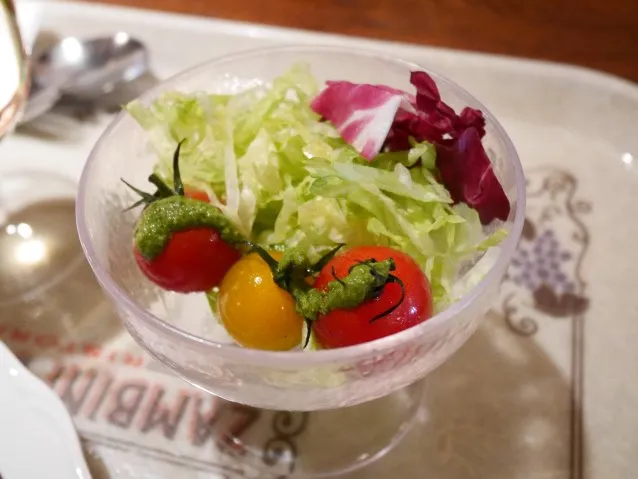 ミニトマトのカクテルサラダ（ザンビーニ･ブラザーズ･リストランテ）