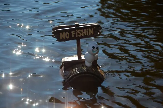 No Fishin'樽のスノーギース（アナとエルサのフローズンファンタジー）