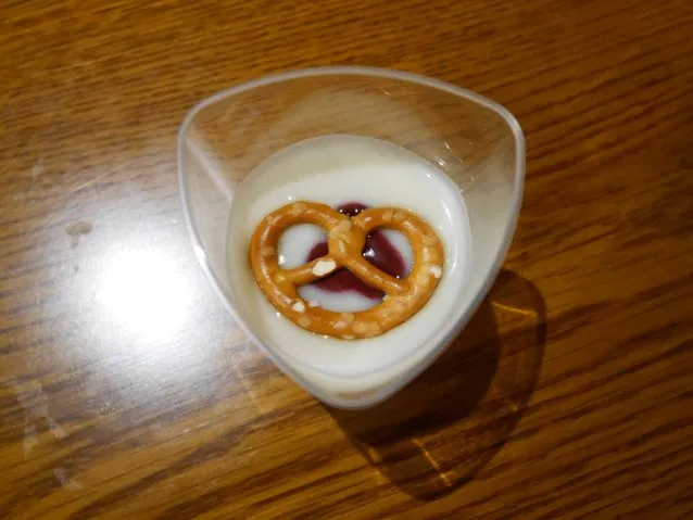ポテトの冷製クリームスープ（ニューヨーク・デリ）