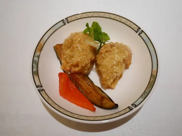 鶏肉の唐揚げ レモンソース（シルクロードガーデン）