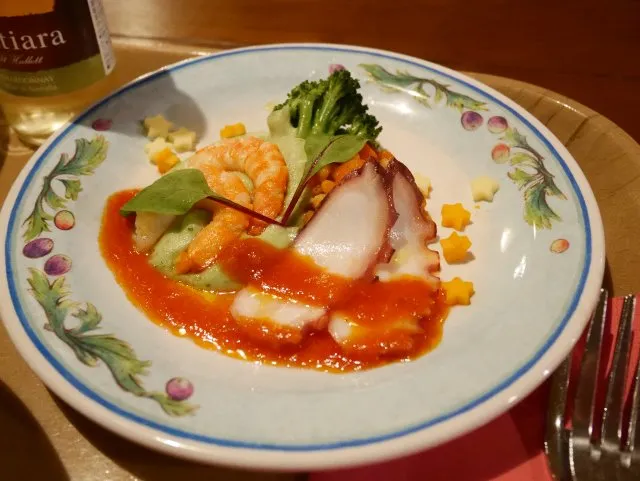 エビとタコのマリネ（カフェ・ポルトフィーノ）