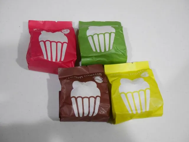チョコレート、抹茶、シンガポール、カスタード マフィン（cream muffin Singapore）