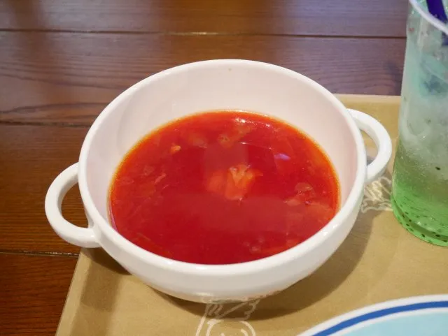 ベジタブルクリームスープ（カフェ・ポルトフィーノ）