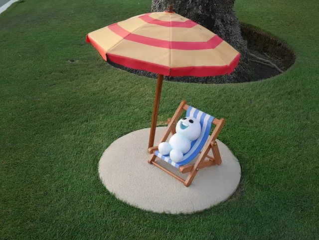 日焼けするスノーギース（アナとエルサのフローズンファンタジー）