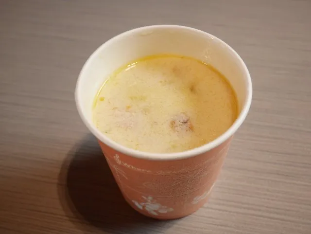 ベジタブルとベーコンのクリームスープ（プラズマ・レイズ・ダイナー）