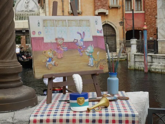 ジェラトーニの絵画 演奏風景（ディズニー・イースター 2018）
