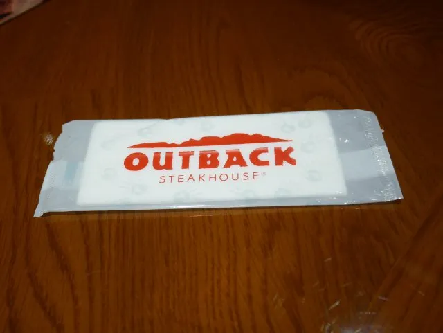 おしぼり（OUTBACK STEAKHOUSE）