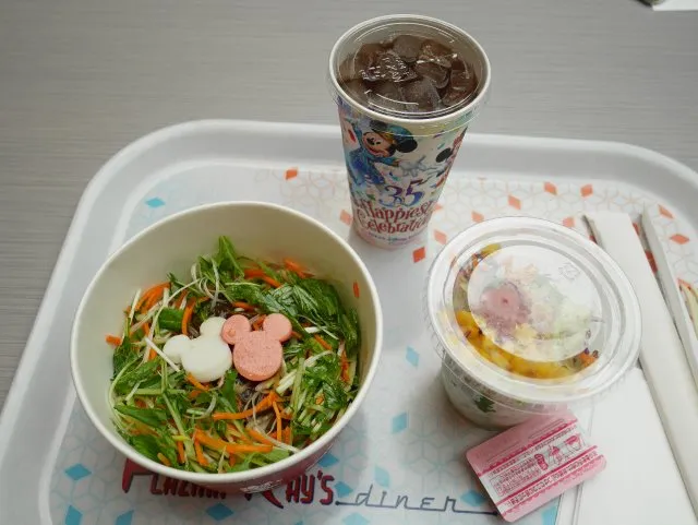 冷やし肉みそうどん セット（プラズマ・レイズ・ダイナー）