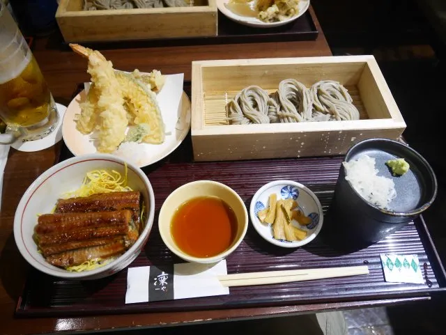 鰻せいろとへぎそばのセット（凛や）