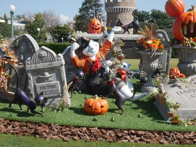 お墓と黒猫とゴースト（ディズニー・ハロウィーン 2018）