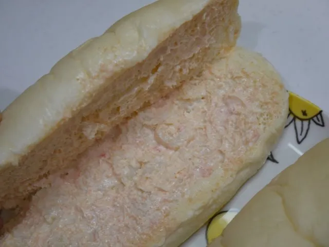 明太マヨポテサラ アップ（コメダ謹製 やわらかシロコッペ）