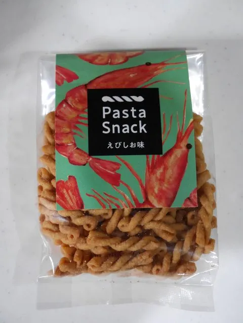 パスタスナック えびしお味（三州総本舗）