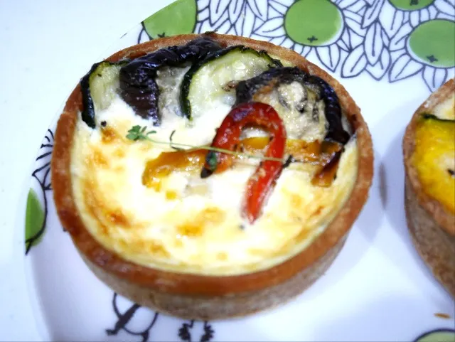 ナスのキッシュ（Café CHEZ MADU）