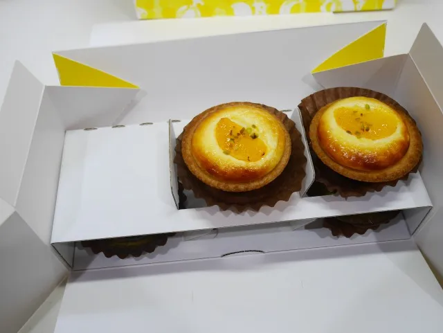 オレンジヨーグルトチーズタルト 箱(BAKE CHEESE TART)