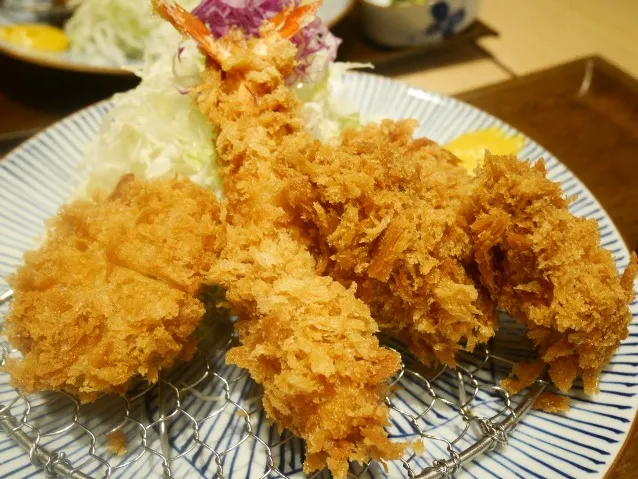 かき盛合せ御飯 フライアップ（とんかつ 和幸）