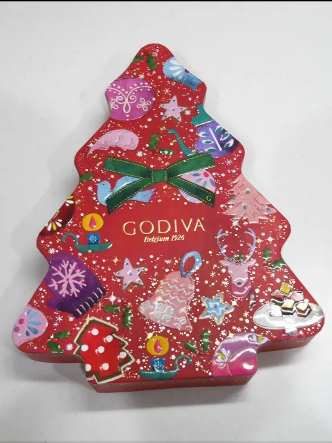 ゴディバ グリッター クリスマス 缶箱(ゴディバ)