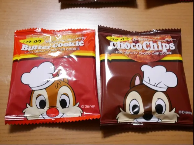 チップ＆デール クッキー Chocochip Cookie 中袋（ディズニーストア）