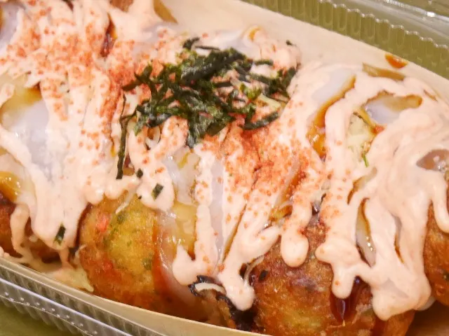 焦がし醤油 もちチーズ明太 アップ（築地銀だこ）