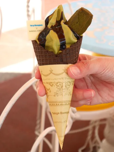 スペシャルソフトクリーム(抹茶&チョコ)(アイスクリームコーン)