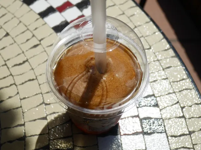 紅茶スムージー 上面（カフェ・オーリンズ）