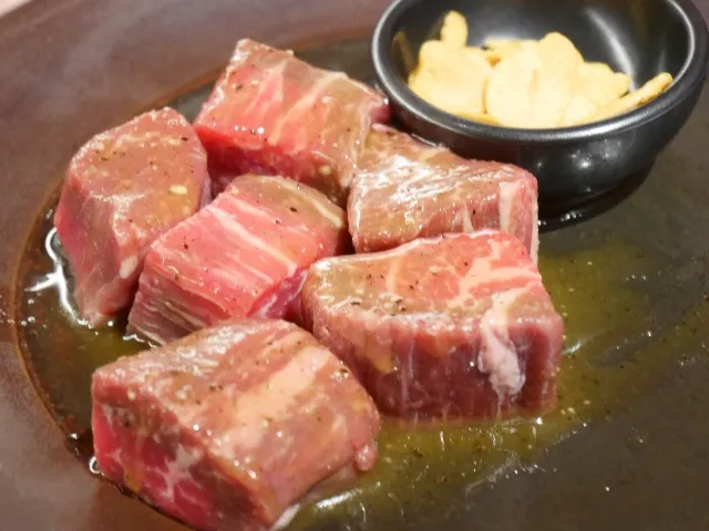ヒレ切り落とし アップ（焼肉トラジ）