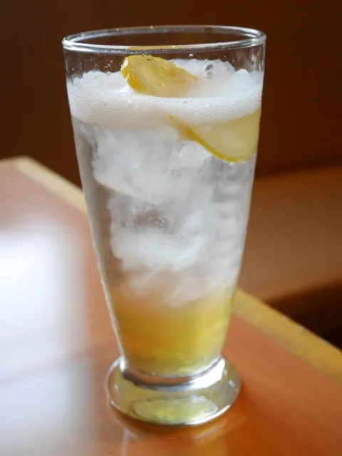 自家製ハチミツレモンスカッシュ（築地玉寿司）