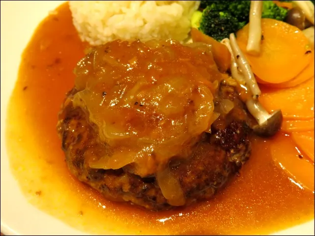 ランチ・ハンバーグ・ステーキ アップ(OUTBACK STEAKHOUSE)