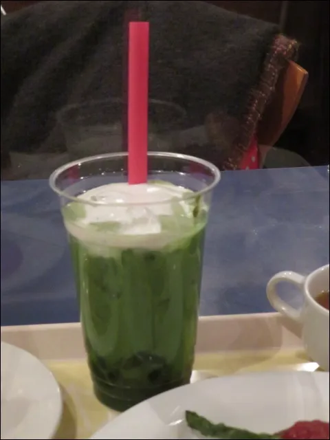 抹茶タピオカドリンク(ホライズンベイ・レストラン)