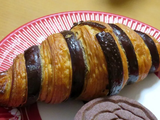 抹茶クリームとチョコレートのクロワッサン(スウィートハート・カフェ)