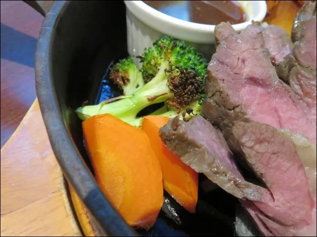 ステーキランチ 付け合わせの野菜(ロティズ・ハウス)