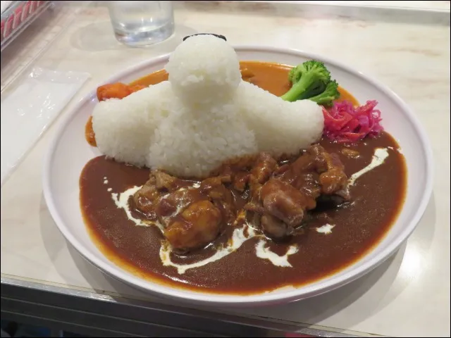 カレープレート 背面(センターストリート・コーヒーハウス)