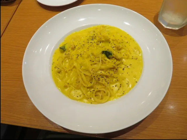かぼちゃとサルシッチャのクリームソース(Mare Cucina)