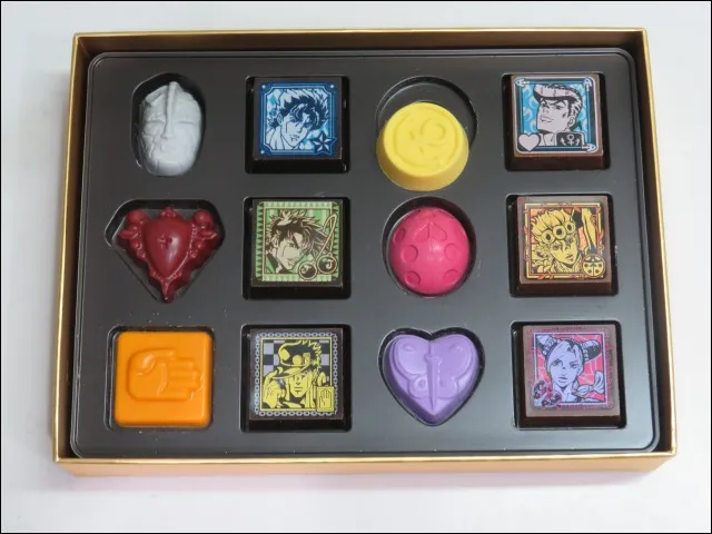 ゴディバ × ジョジョの奇妙な冒険 箱中身（ゴディバ）