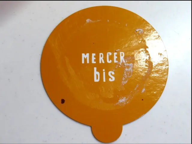 キャラメルチョコレート台紙(MERCER bis)