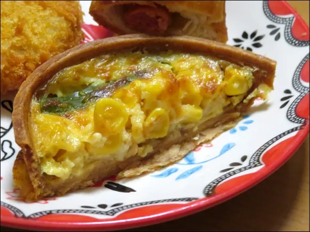 チキンと野菜のキッシュ 断面（Café CHEZ MADU）