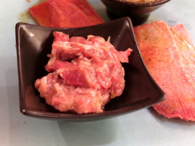 タン3種盛 タン切り落とし（焼肉トラジ）