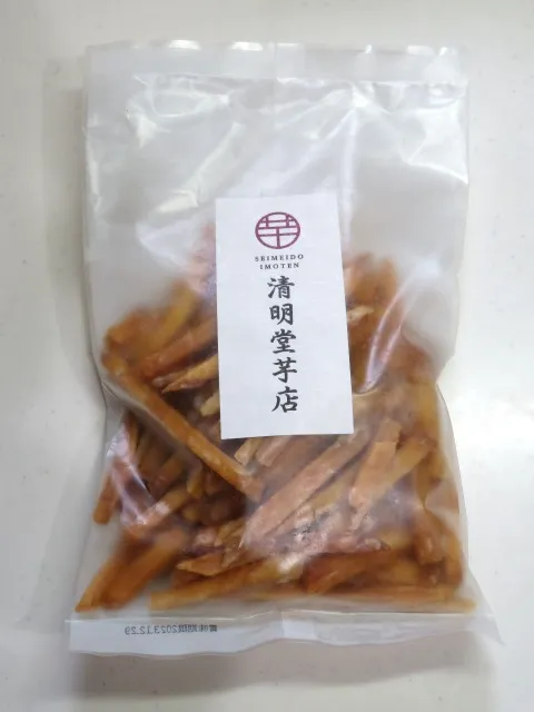 甘塩芋けんぴ 包装(清明堂芋店)