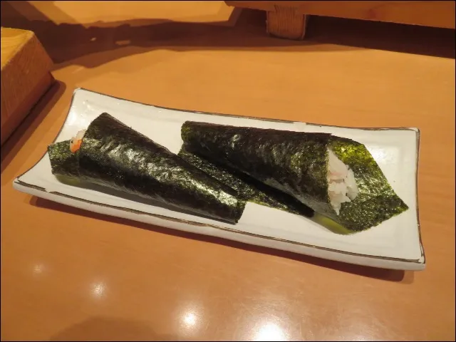 手巻きずし(築地玉寿司)