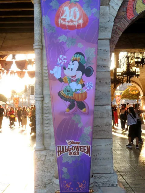ミニーマウス旗(ディズニー・ハロウィーン 2023)