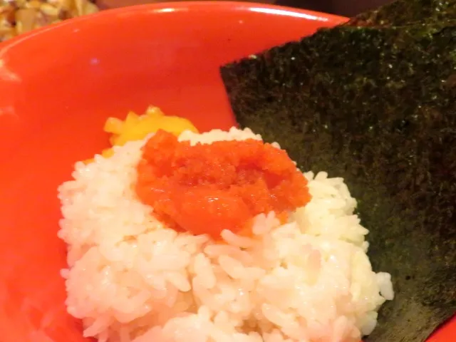 明太子ごはん アップ（博多 一風堂）
