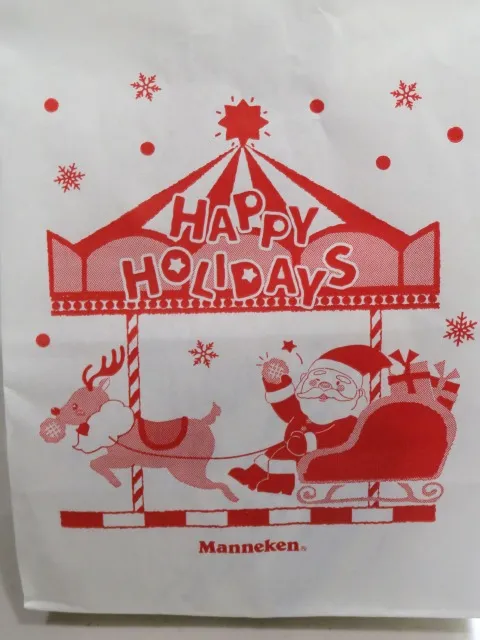 HAPPY HOLIDAYS紙袋(マネケン)