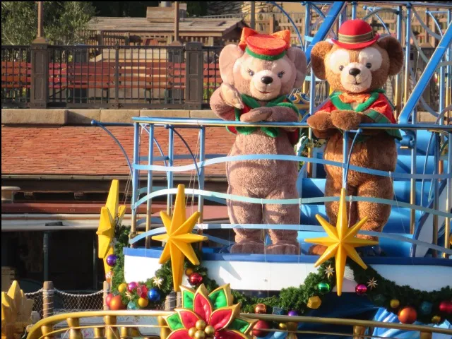 シェリーメイとダッフィー（ディズニー・クリスマス・グリーティング）